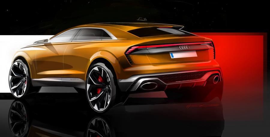 Эскиз Audi Q8 Sport Concept 2017 года  (фото 25 из 33)